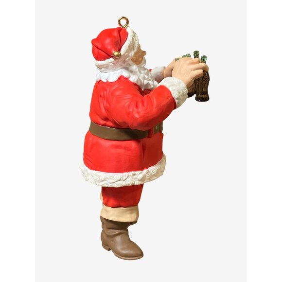 Coca-Cola Santa  Refreshing Gift Hallmark Keepsake Ornament 1995 - Picture 16 of 16
